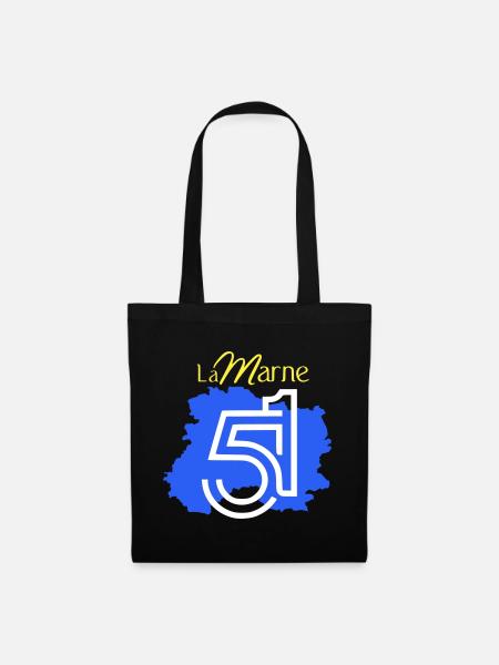 Die Marne 51 - Stoffbeutel - Schwarz