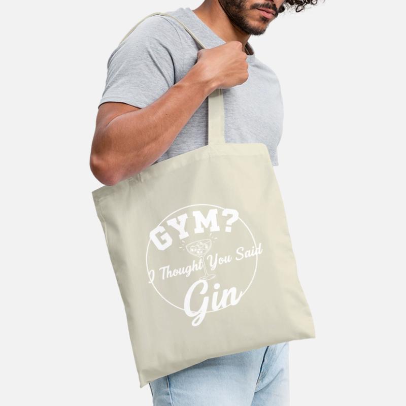 Gym oder Gin ? Stoffbeutel