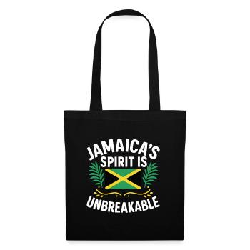 Jamaica’s Spirit Unbreakable, Jamaïque - Sac en tissu - noir - Devant