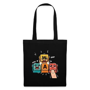 WASD Gamer Kawaii - Tote Bag - black - Front