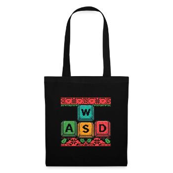 WASD Gaming Christmas - Tote Bag - black - Front