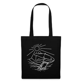 Vacation Sunrise Island Beach - Tote Bag - black - Front
