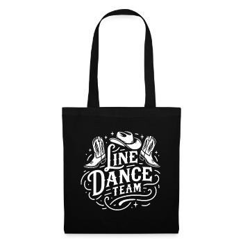 Line Dance Team Western Boots - Stoffbeutel - Schwarz - Vorne