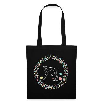 Gymnastique Gymnastique Don d’Acrobatie de Gymnaste - Sac en tissu - noir - Devant