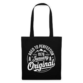 janvier 1976 – Édition outdoor aventure vintage  - Sac en tissu - noir - Devant
