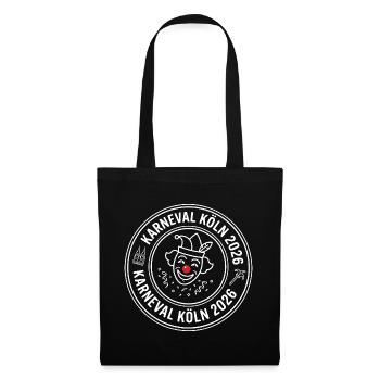 Cologne Carnival 2026 – Official Jester's Seal - Tote Bag - black - Front