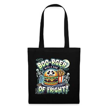 Boo-Rger With A Side Of Fright - Tote Bag - black - Front