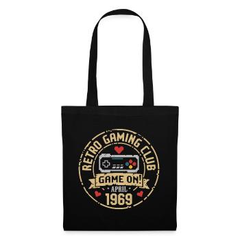 Avril 1969 Anniversaire avril 1969 Rétro - Sac en tissu - noir - Devant