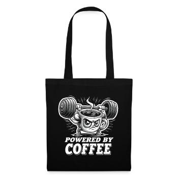 Tasse de café drôle pour la salle de sport et le bodybuilding masculin - Sac en tissu - noir - Devant
