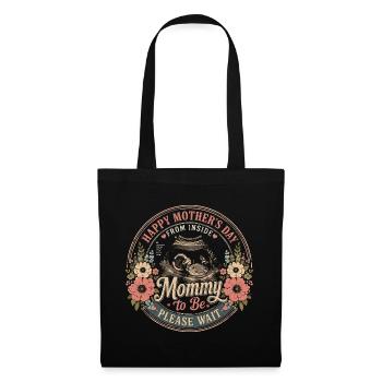 Cadeau Future Maman - Happy Mother's Day From Insi - Sac en tissu - noir - Devant