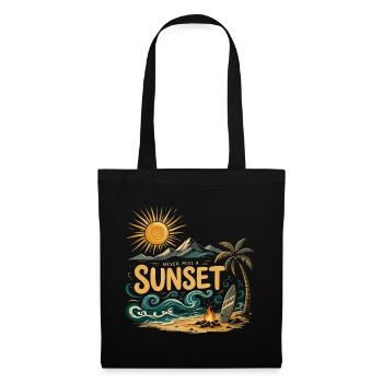 Never Miss A Sunset Surf Beach - Tote Bag - black - Front