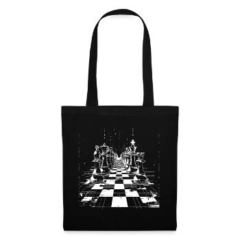 Chess Drawing - Tote Bag - black - Front