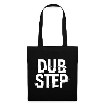 Dubstep-Glitch-Typografie - Stoffbeutel - Schwarz - Vorne