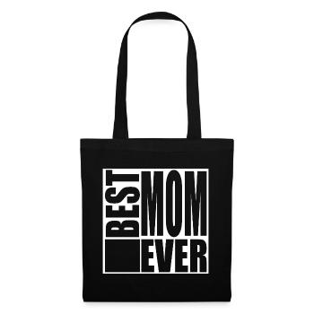 Best Mom Beste Mutter - Stoffbeutel - Schwarz - Vorne