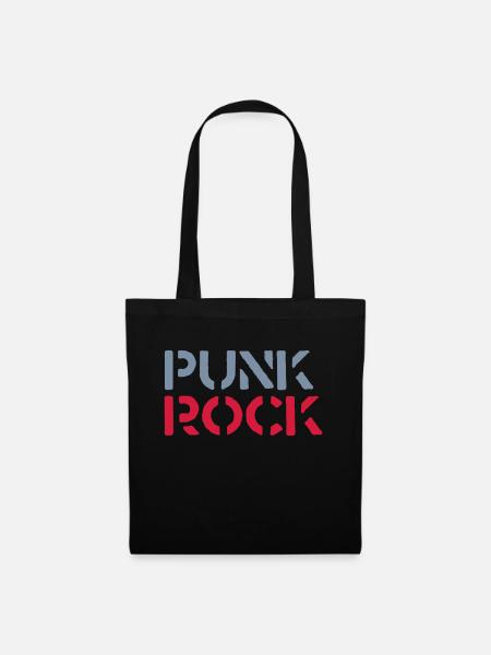Punk Rock - Tote Bag - black