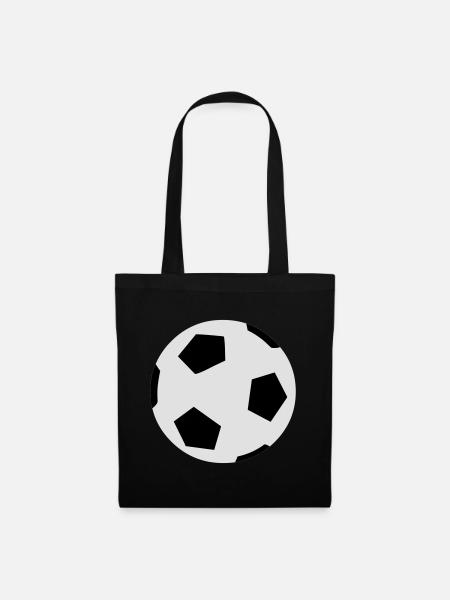 Fussballspiel - Stoffbeutel - Schwarz