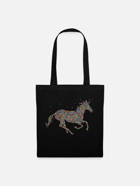 horse350 - Stoffbeutel - Schwarz