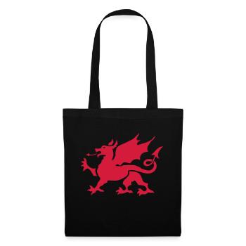walesdragon one colour - Tote Bag - black - Front