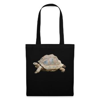 turtle schilkroete - Tote Bag - black - Front