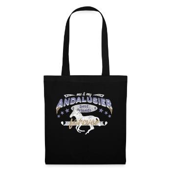 Andalusian Horse Horse Best Friends - Tote Bag - black - Front
