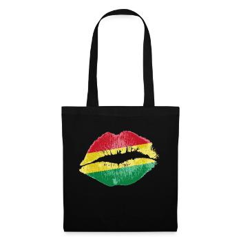 Kiss (Bolivie / Bolivie) - Sac en tissu - noir - Devant
