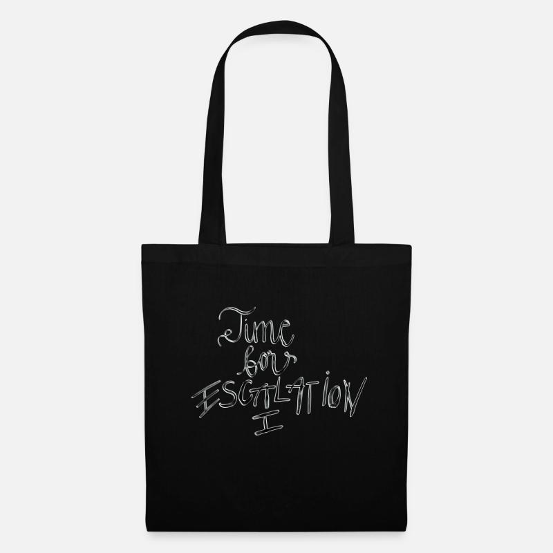 Time for Escalation - Tote Bag - black