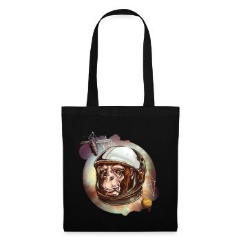 Spacemonkey smoking - Sac en tissu - noir - Devant