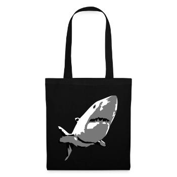 Shark - Tote Bag - black - Front