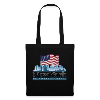 New York - Stoffbeutel - Schwarz - Vorne