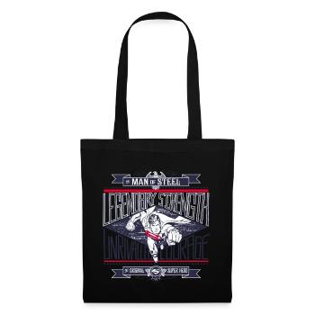 Superman Legendary Strength - Stoffbeutel - Schwarz - Vorne