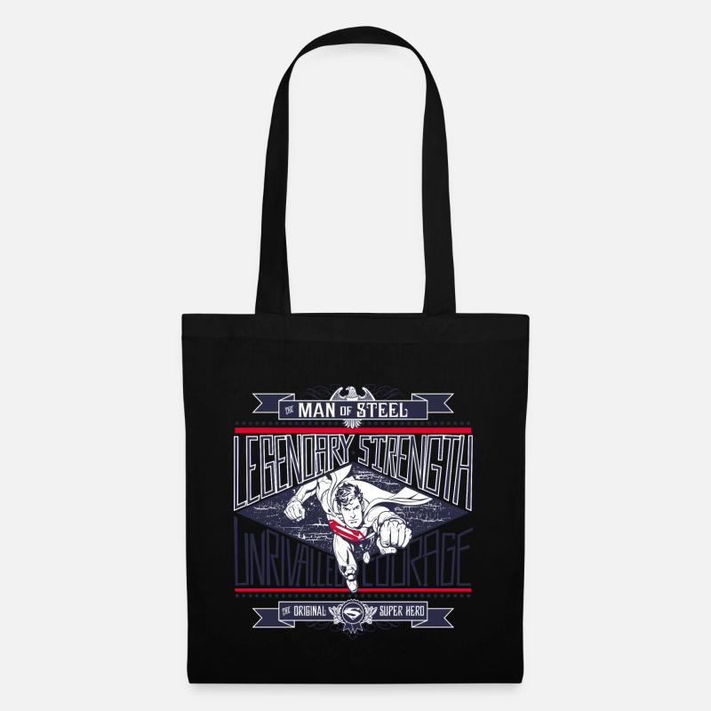 Superman Legendary Strength - Tote Bag - black