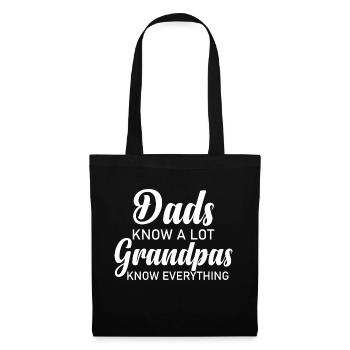 GRANPA SAVOIR TOUT - Sac en tissu - noir - Devant