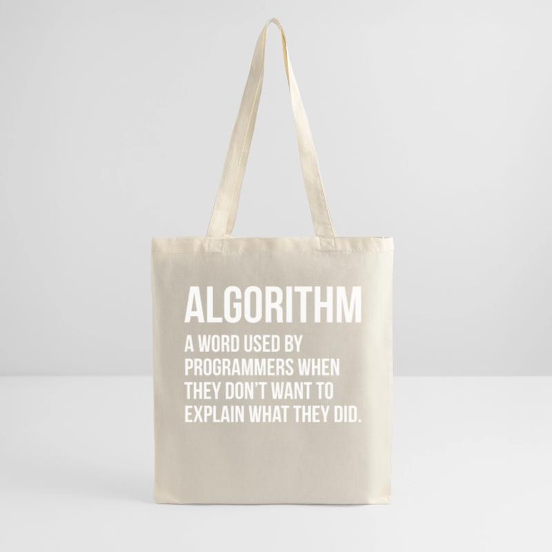 Cadeau informatique de programmation d'algorithme Sac en tissu