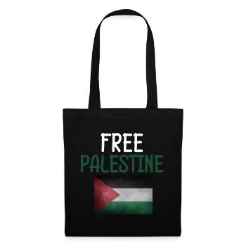 Freiheit Palestina Palästina - Stoffbeutel - Schwarz - Vorne