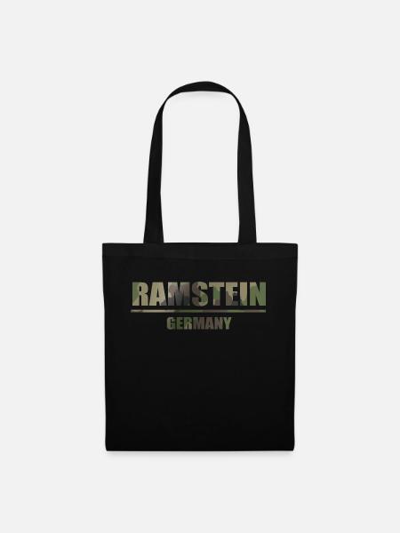 RAMSTEIN GERMANY CAMOUFLAGE - Tote Bag - black
