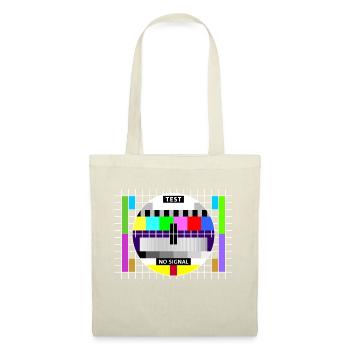 Image test card status no signal screen Display - Sac en tissu - nature - Devant