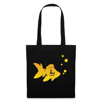 Goldfisch - Stoffbeutel - Schwarz - Vorne