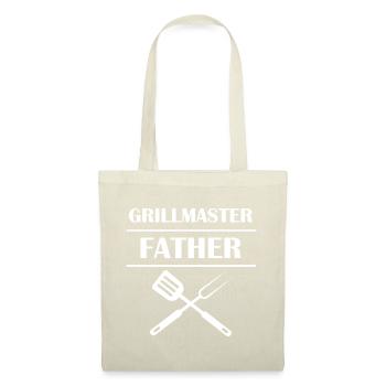 Grill Master Père Grill Drôle Cadeau - Sac en tissu - nature - Devant