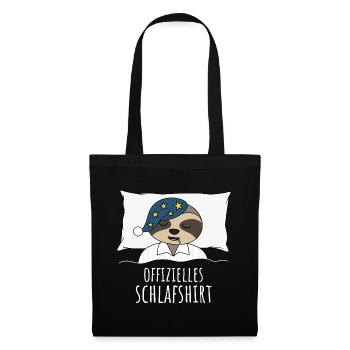 Offizielles Schlafshirt - Stoffbeutel - Schwarz - Vorne