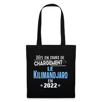 2022 Kilimandjaro Montagne Tanzanie Afrique - Sac en tissu - noir - Devant
