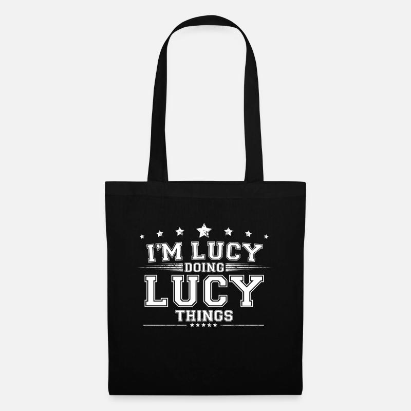 Lucy - Stoffbeutel - Schwarz
