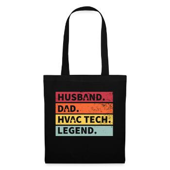 Husband Dad Legend Funny Gift - Tote Bag - black - Front