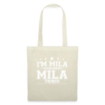 Mila - Sac en tissu - nature - Devant