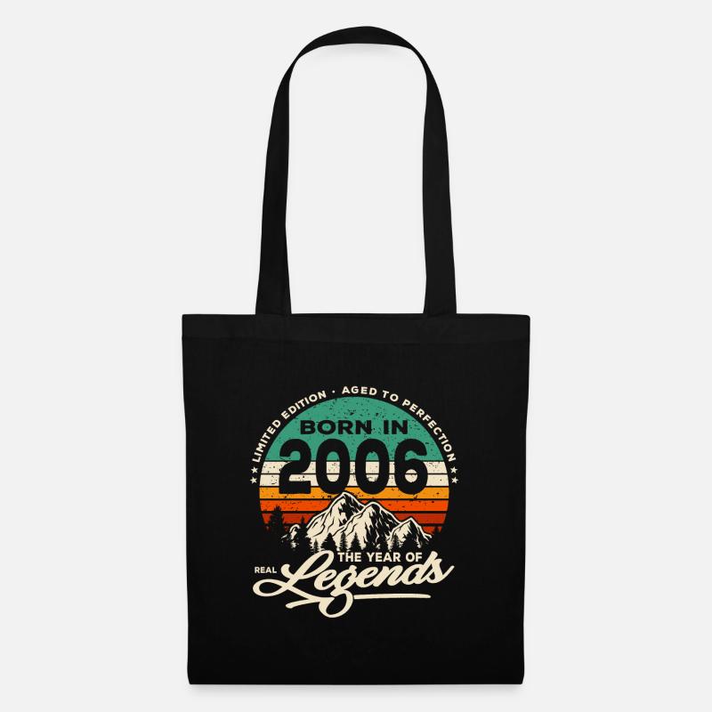 Legenden werden 2006 geboren - Stoffbeutel - Schwarz