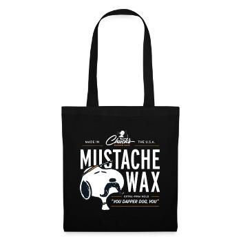Peanuts Snoopy Mustache Wax Schnurrbart - Stoffbeutel - Schwarz - Vorne