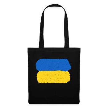 Stay with Ukraine - Stoffbeutel - Schwarz - Vorne
