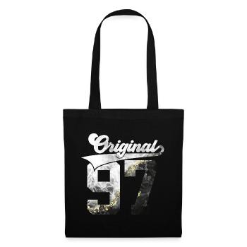 29. GEBURTSTAG 29 JAHRE ORIGINAL 1997 - Stoffbeutel - Schwarz - Vorne