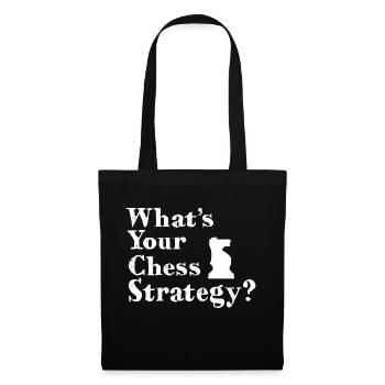 What's your chess strategy - Tote Bag - black - Front