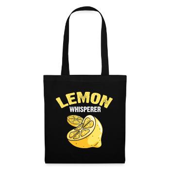 Lemon Design Lemonades Stand Boss Vente de citron - Sac en tissu - noir - Devant