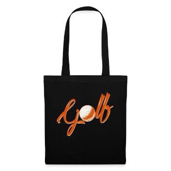 Retro Awesome Golf Design Best Golfing T-Shirt - Tote Bag - black - Front